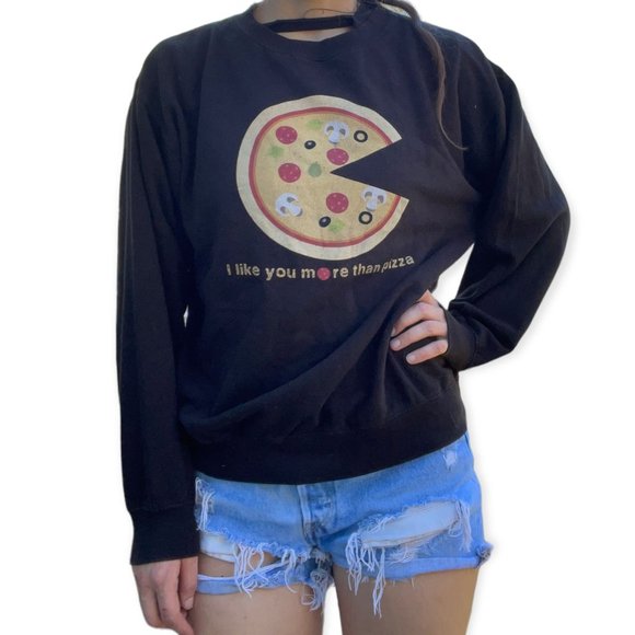 Sweaters - Pizza Crewneck Sweater